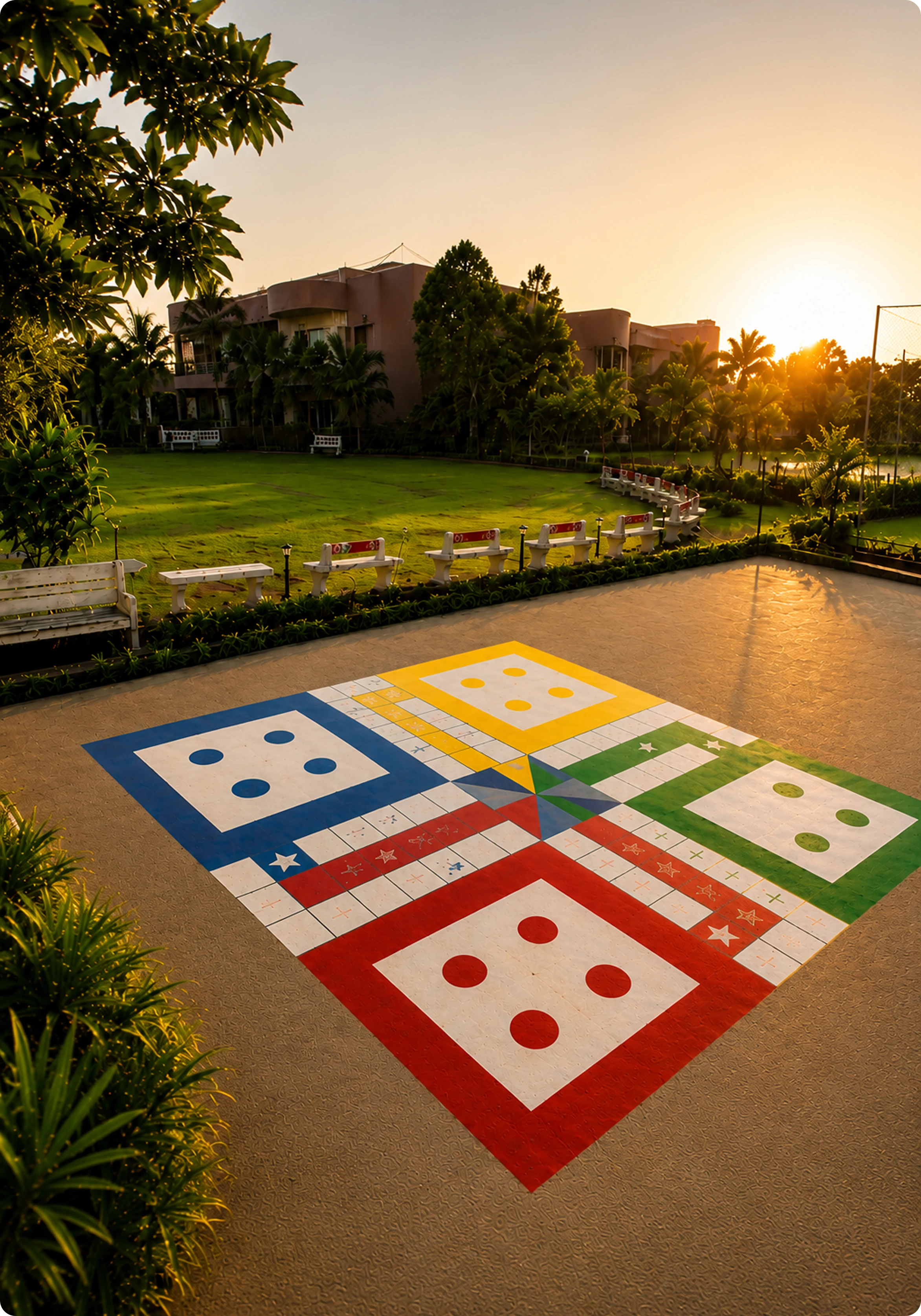 Outdoor Ludo